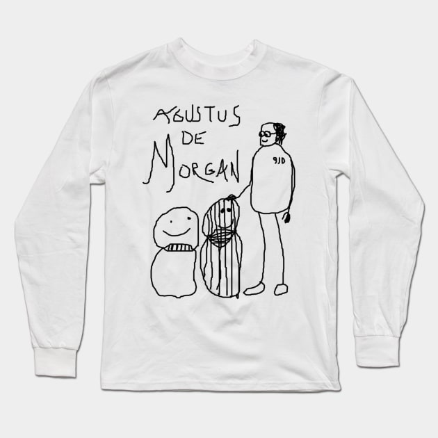 Augustus De Morgan Long Sleeve T-Shirt by JD by BN18 